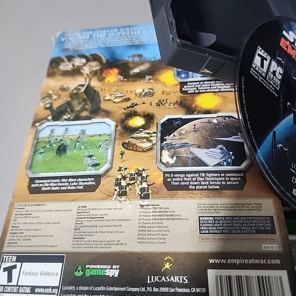 STAR WARS: Empire At War PC CD ROM 2006 COMPLETE